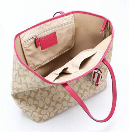 Luxury Handbags Coach Sophia Tote In Signature Canvas